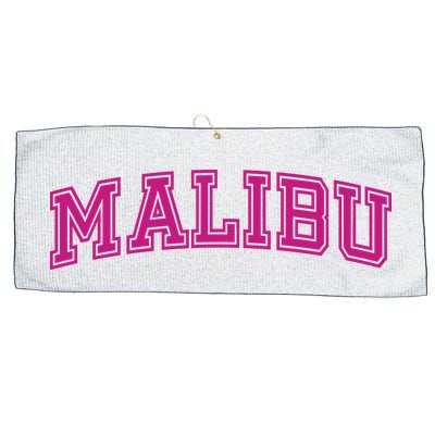 Malibu Pink Retro Large Microfiber Waffle Golf Towel