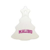 Malibu Pink Retro Ceramic Tree Ornament