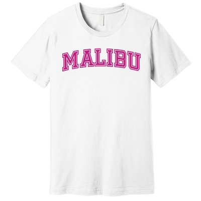 Malibu Pink Retro Premium T-Shirt