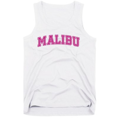 Malibu Pink Retro Tank Top