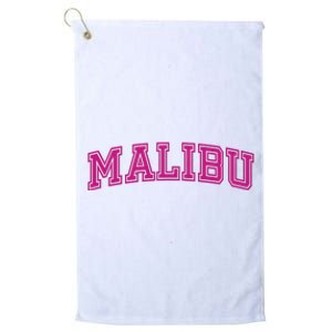 Malibu Pink Retro Platinum Collection Golf Towel