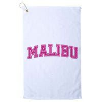 Malibu Pink Retro Platinum Collection Golf Towel