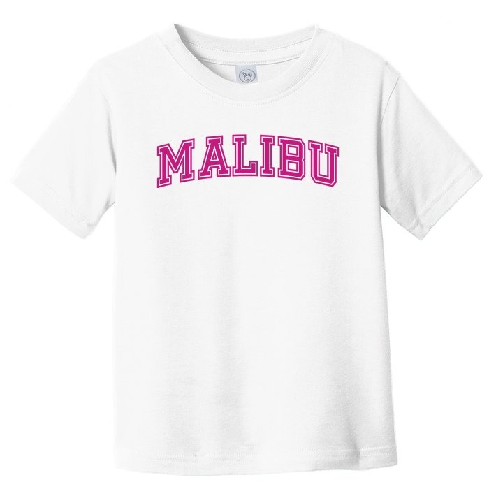 Malibu Pink Retro Toddler T-Shirt