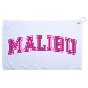 Malibu Pink Retro Grommeted Golf Towel