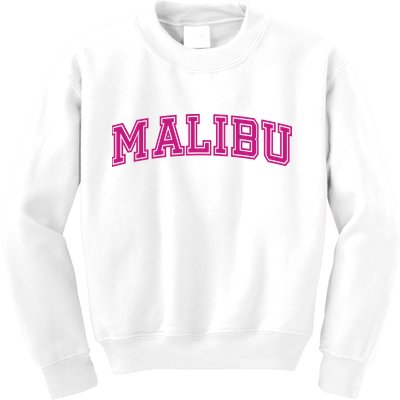 Malibu Pink Retro Kids Sweatshirt