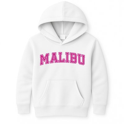 Malibu Pink Retro Kids Hoodie