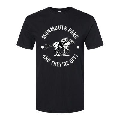 Monmouth Park Racetrack Horse Racing Fan Equestrian Nj Derby Softstyle CVC T-Shirt