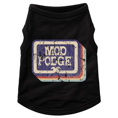 Mod Podge Retro Logo Doggie Tank