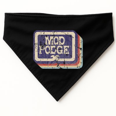 Mod Podge Retro Logo USA-Made Doggie Bandana