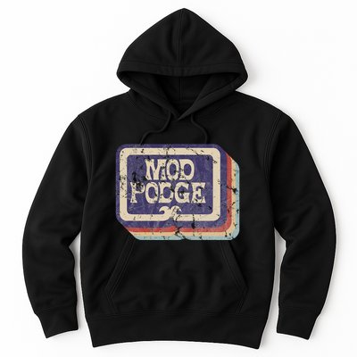 Mod Podge Retro Logo Hoodie