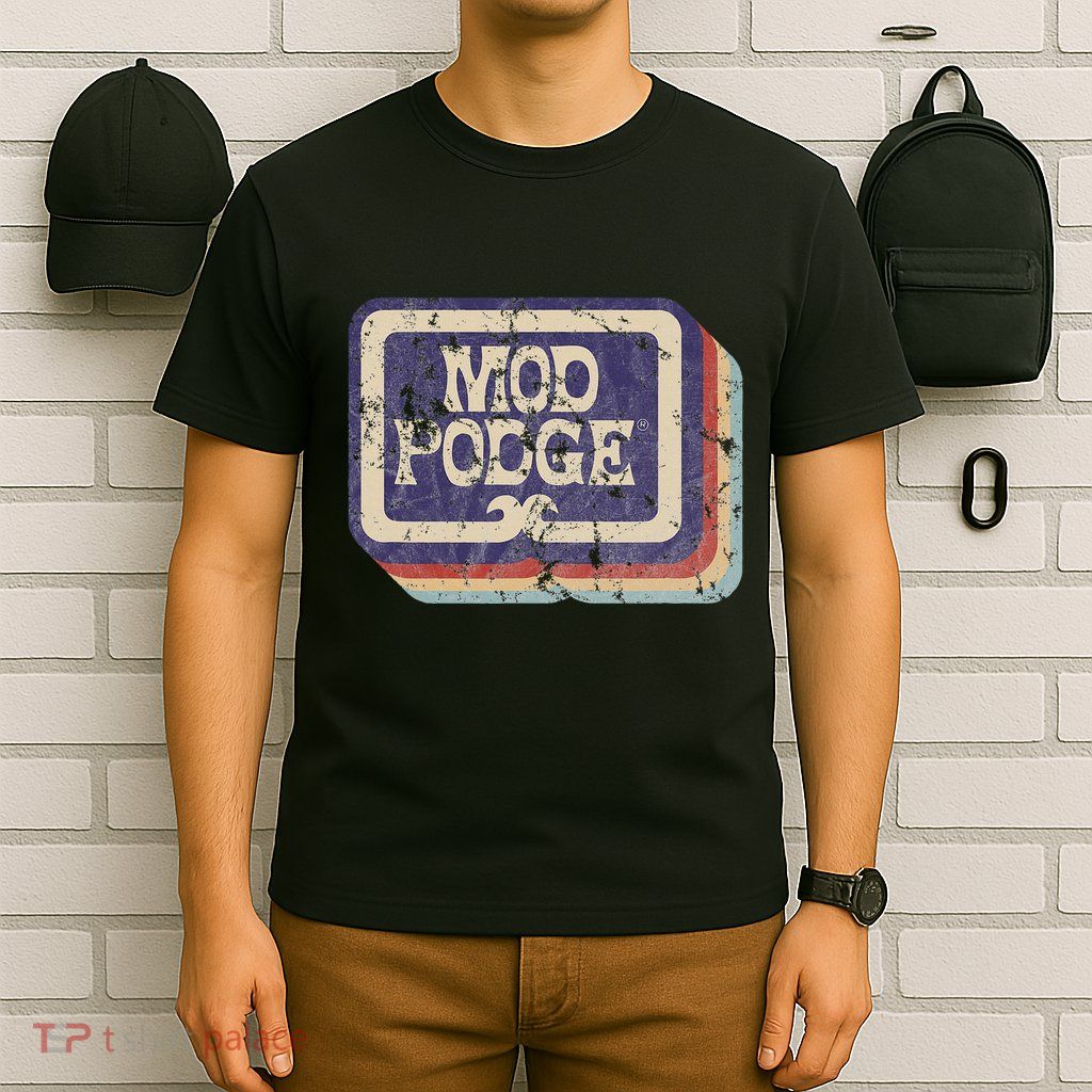 Mod Podge Retro Logo T-Shirt