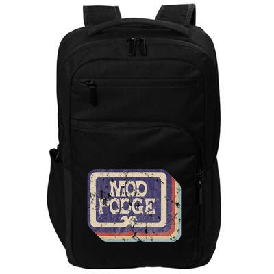 Mod Podge Retro Logo Impact Tech Backpack