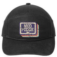 Mod Podge Retro Logo 7-Panel Snapback Hat