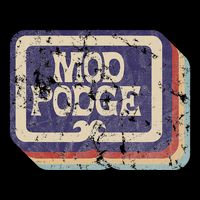 Mod Podge Retro Logo 7-Panel Snapback Hat