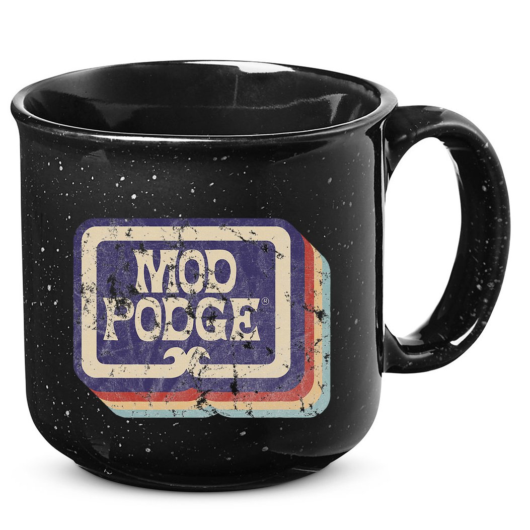 Mod Podge Retro Logo 15oz Campfire Ceramic Mug