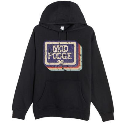 Mod Podge Retro Logo Premium Pullover Hoodie
