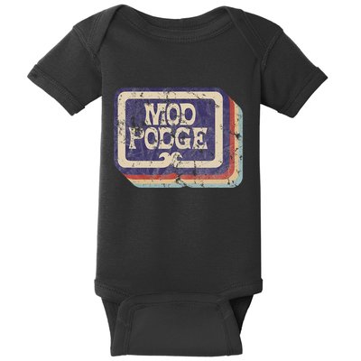 Mod Podge Retro Logo Baby Bodysuit