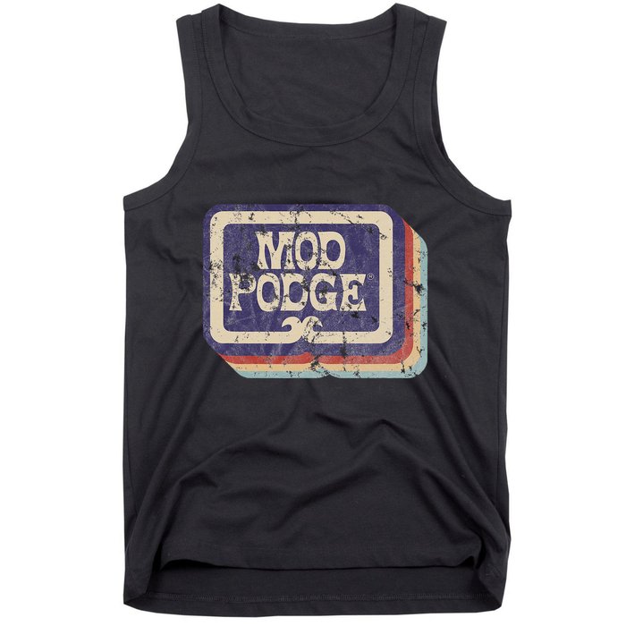 Mod Podge Retro Logo Tank Top