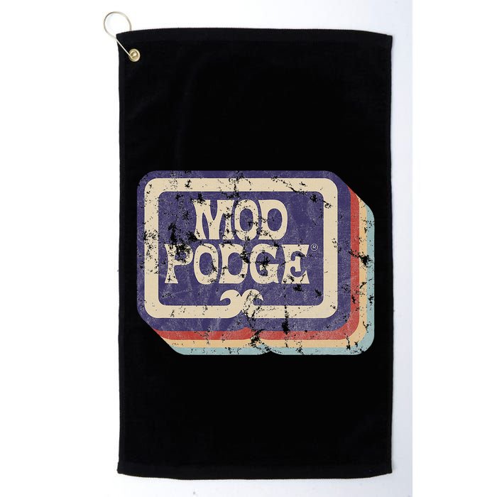Mod Podge Retro Logo Golf Towel