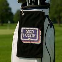 Mod Podge Retro Logo Golf Towel