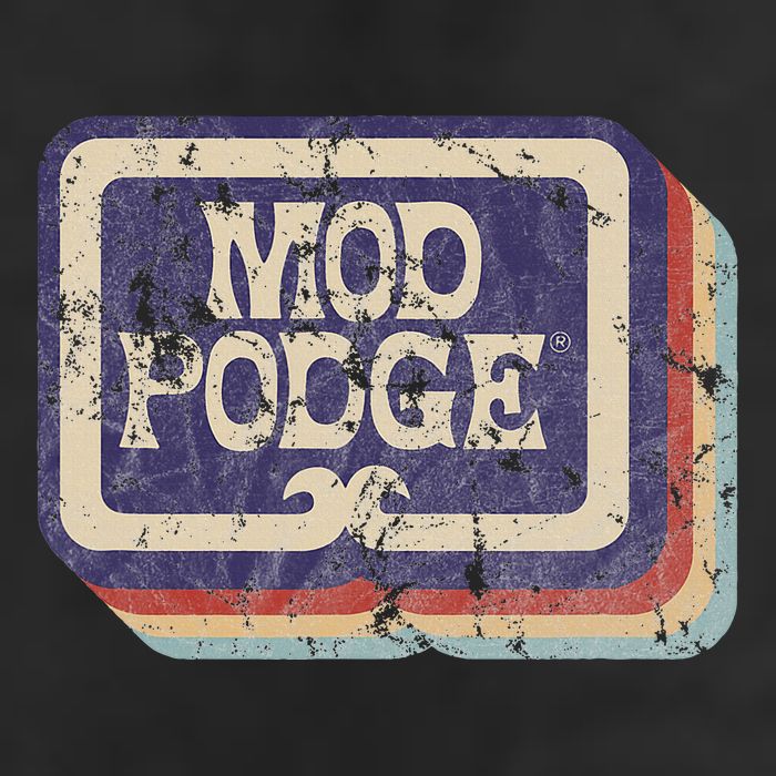 Mod Podge Retro Logo Golf Towel