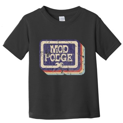 Mod Podge Retro Logo Toddler T-Shirt