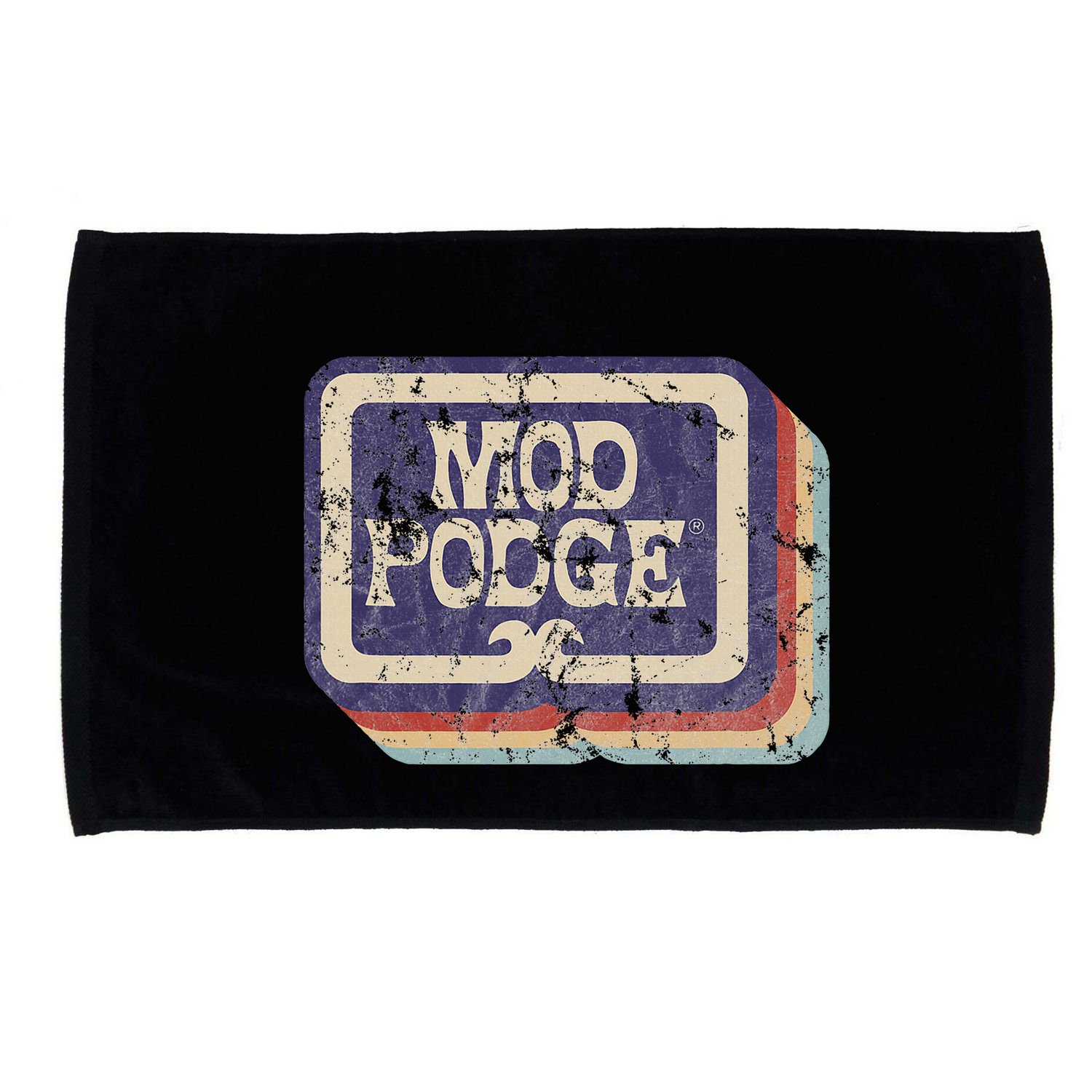 Mod Podge Retro Logo Microfiber Hand Towel