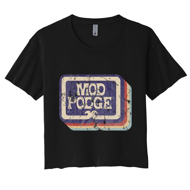 Mod Podge Retro Logo Crop Top