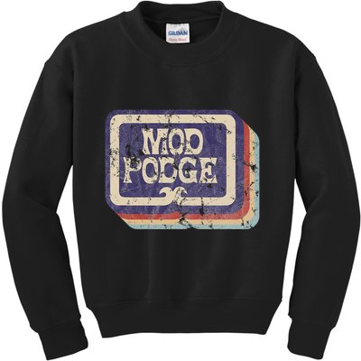 Mod Podge Retro Logo Kids Sweatshirt