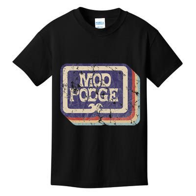 Mod Podge Retro Logo Kids T-Shirt