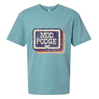 Mod Podge Retro Logo Sueded Cloud Jersey T-Shirt