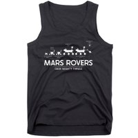 Mars Perseverance Rover Dare Mighty Things Landing Timeline Tank Top