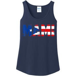 Mami Puerto Rico Flag Pride Mothers Day Puerto Rican Women Ladies Essential Tank