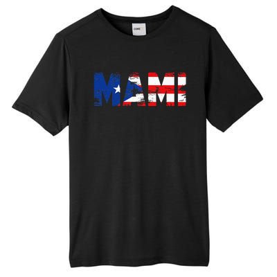 Mami Puerto Rico Flag Pride Mothers Day Puerto Rican Wo Tall Fusion ChromaSoft Performance T-Shirt