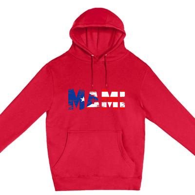 Mami Puerto Rico Flag Pride Mothers Day Puerto Rican Wo Premium Pullover Hoodie