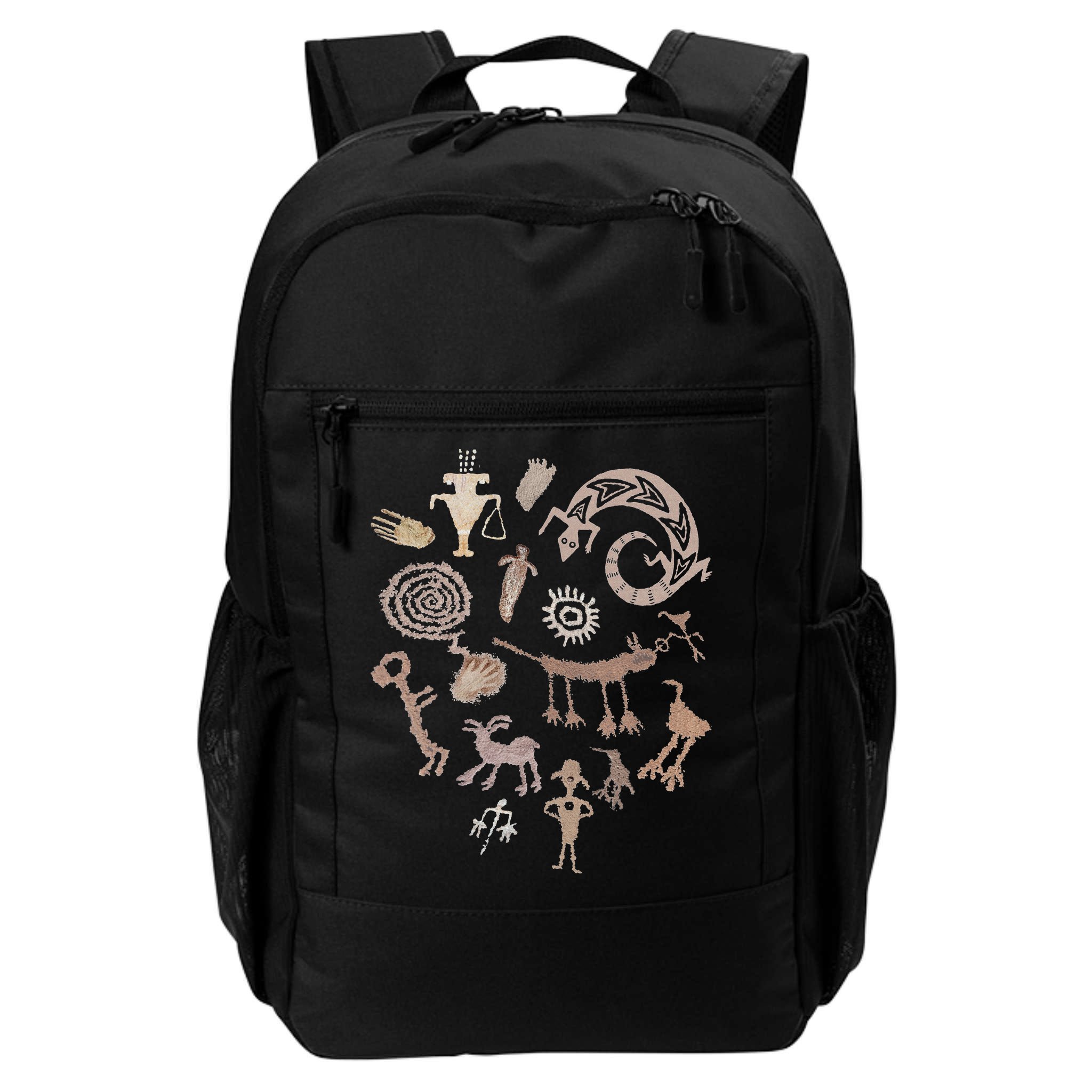 Multiple Petroglyphs! Rock Carvings. Backpack