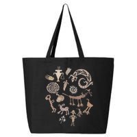 Multiple Petroglyphs! Rock Carvings. 25L Jumbo Tote