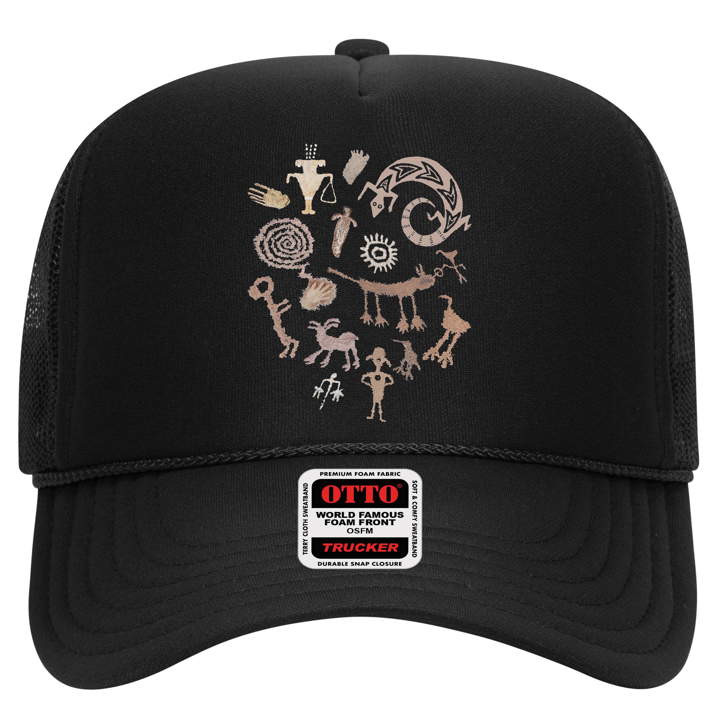 Multiple Petroglyphs! Rock Carvings. Hat