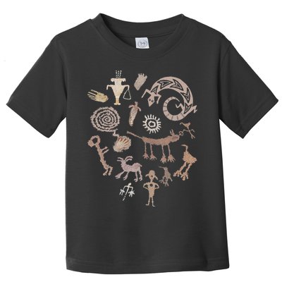 Multiple Petroglyphs! Rock Carvings. Toddler T-Shirt