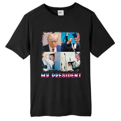 My President Returns In 2024 Trump Victory 47 Trump Won Tall Fusion ChromaSoft Performance T-Shirt