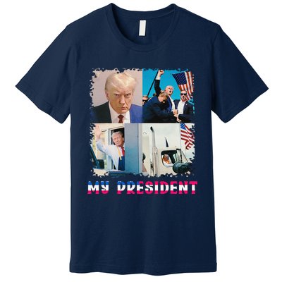 My President Returns In 2024 Trump Victory 47 Trump Won Premium T-Shirt