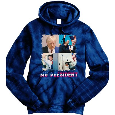 My President Returns In 2024 Trump Victory 47 Trump Won Tie Dye Hoodie