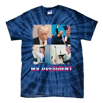 My President Returns In 2024 Trump Victory 47 Trump Won Tie-Dye T-Shirt