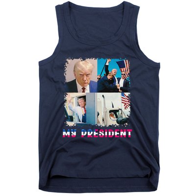 My President Returns In 2024 Trump Victory 47 Trump Won Tank Top