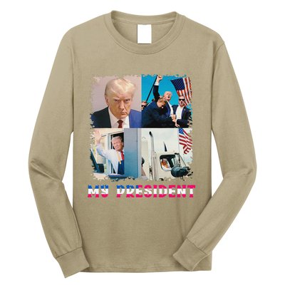 My President Returns In 2024 Trump Victory 47 Trump Won Long Sleeve Shirt