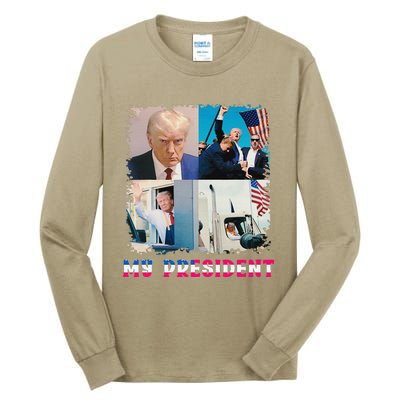 My President Returns In 2024 Trump Victory 47 Trump Won Tall Long Sleeve T-Shirt