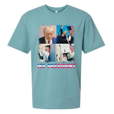 My President Returns In 2024 Trump Victory 47 Trump Won Sueded Cloud Jersey T-Shirt