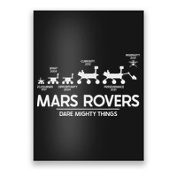 Mars Perseverance Rover Dare Mighty Things Landing Timeline Poster