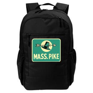 Mass Pike Road Sign Massachusetts Turnpike Route 90 Daily Commute Backpack