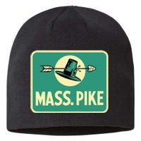 Mass Pike Road Sign Massachusetts Turnpike Route 90 Sustainable Beanie